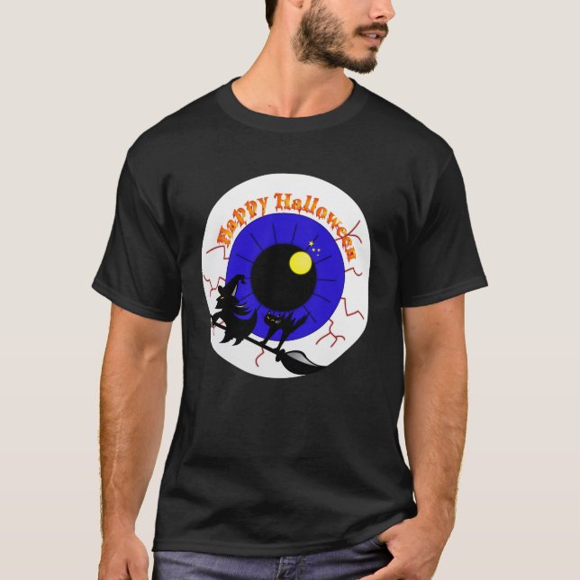 T-shirt Halloween Eyeball (Devant)