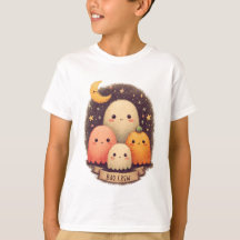 T-shirt Halloween Famille de Fantômes Mignons Boo