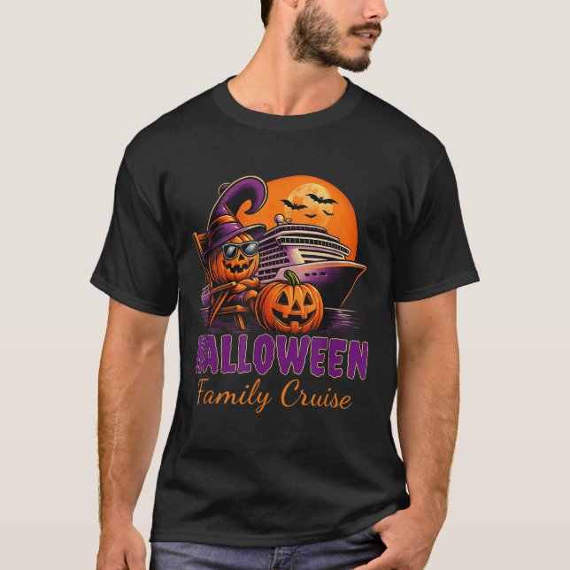 T-shirt Halloween Family Cruise Matching Family Cruising S (Devant)