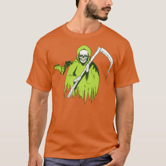 T-shirt Halloween fantôme crâne effrayant avec chauve-sour