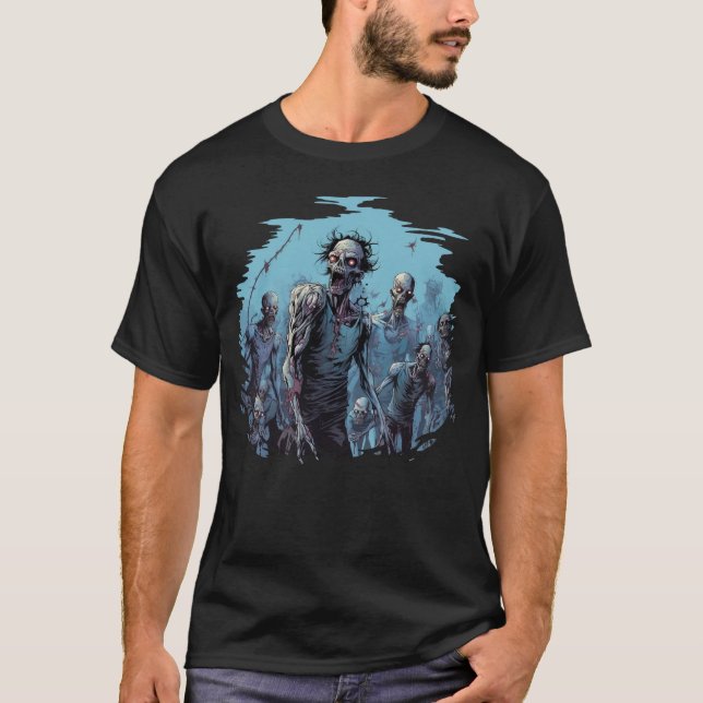 T-shirt Halloween Fantôme Effrayant (Devant)