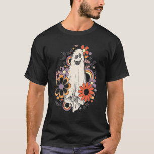 T-shirt Halloween Fantôme Rétro Halloween Happy Halloween 