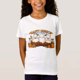 T-shirt Halloween Fantômes Joyeux Mignon