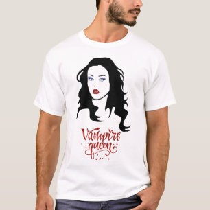 T-shirt Halloween Femme Vampire Vampire Fille Vampire Lady