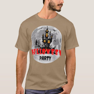T-shirt Halloween fête hantée maison heureux Halloween spo
