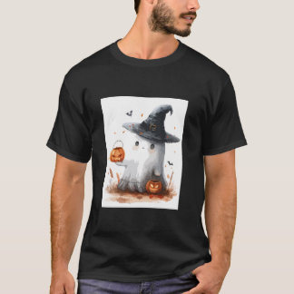 T-shirt Halloween Filles Design Garçons Fantôme Citrouille