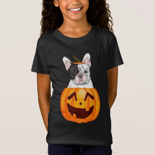 T-Shirt Halloween Frenchie (Devant)