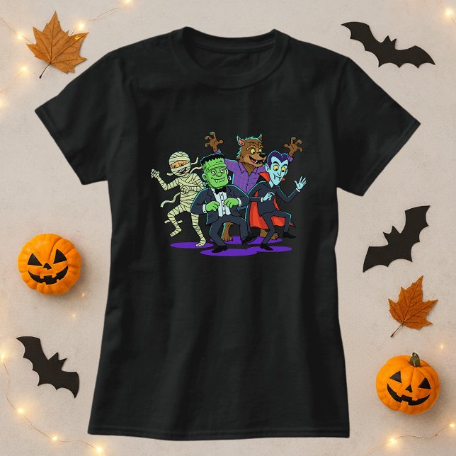T-shirt Halloween Funny Monstres dépareillés (Créateur téléchargé)