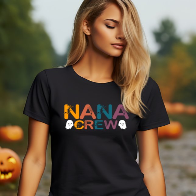 T-SHIRT HALLOWEEN FUNNY NANA CREW (FUNNY HALLOWEEN NANA CREW
)