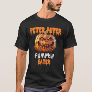 T-shirt Halloween Funny Peter Citrouille Mangeur T Chemise