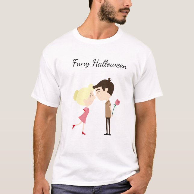 T-shirt Halloween funy pour hommes (Devant)