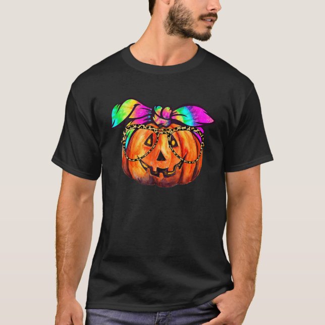 T-shirt Halloween Gay Lesbians Pride Citrouille LGBT Pride (Devant)