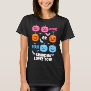 T-shirt Halloween Genre Révéler Grand-mère Aime Vous Tombe