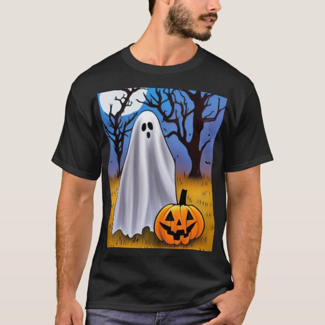 T-shirt Halloween Ghost (Devant)