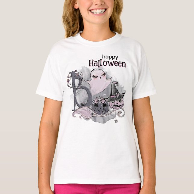 T-shirt Halloween Ghost (Devant)