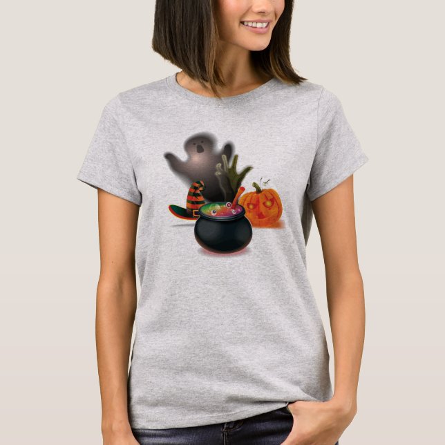 T-shirt Halloween Ghost (Devant)