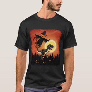 T-shirt Halloween Ghost Dinosaur T rex Scandale