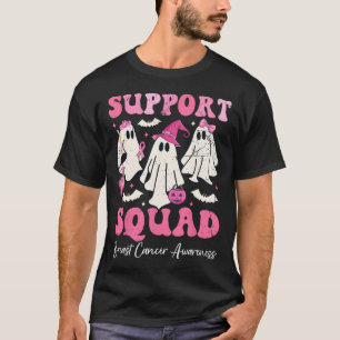 T-shirt Halloween Ghost Pink Witch Casquette soutien Squad