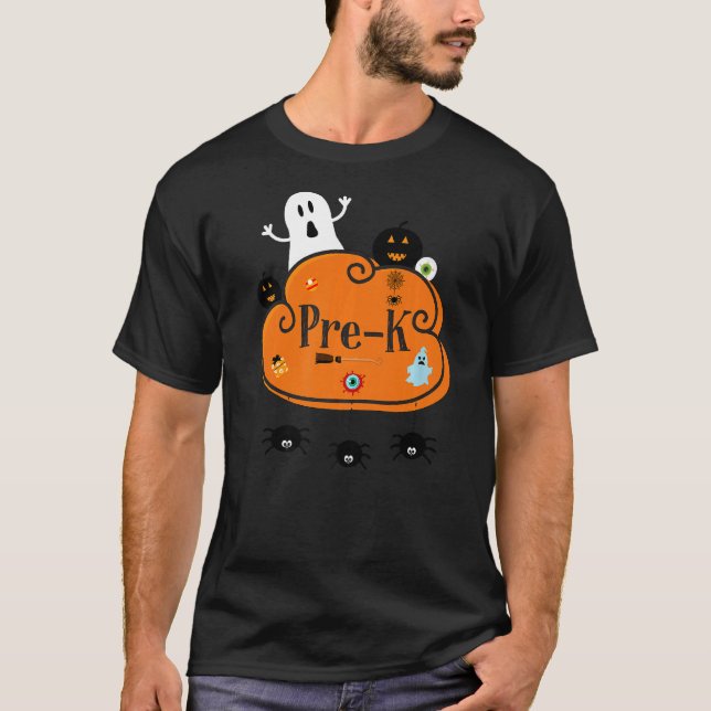 T-shirt Halloween Ghost PrK (Devant)