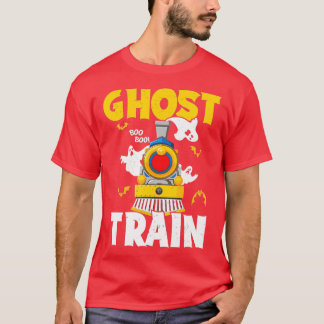 T-shirt Halloween Ghost Train Boo Boo Spooky Train Lover R