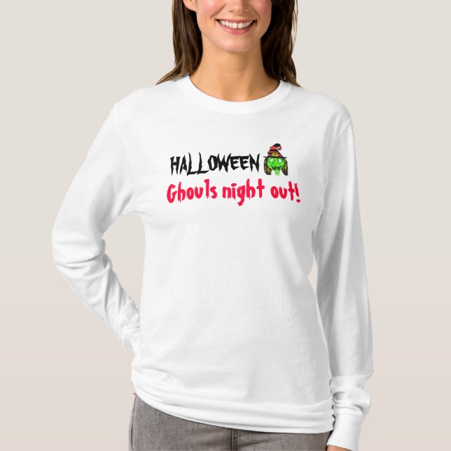 T-SHIRT HALLOWEEN, GHOULS NIGHT SORT (Devant)