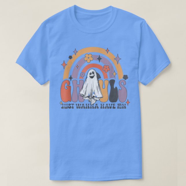 T-shirt Halloween Ghouls Super veut juste s'amuser 192 (Design devant)