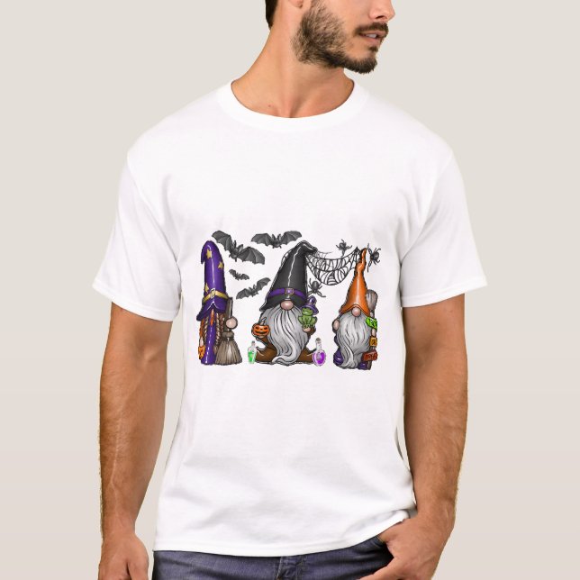 T-shirt Halloween Gnome (Devant)