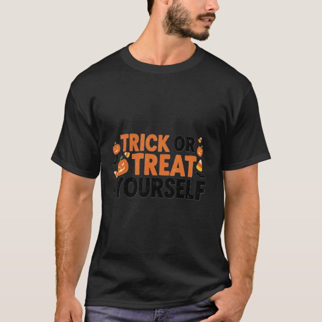 T-shirt - Halloween Gr amusant (Devant)