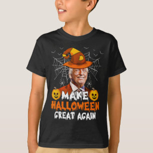 T-shirt Halloween Grande encore drôle Trump Jack-o'-lanter