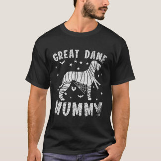 T-shirt Halloween Great Dane Mummy