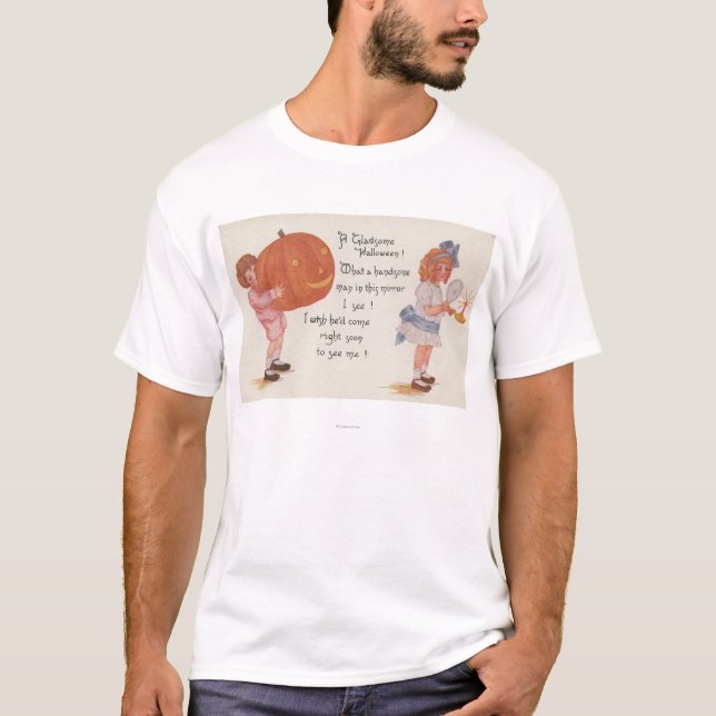T-shirt Halloween GreetingA Halloween joyeux (Devant)