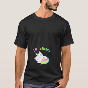 T-shirt Halloween Grossesse Faire-part Lil Unicorne Chat C