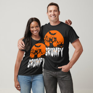T-shirt Halloween Grumpy Scary 31 Octobre Cadeau