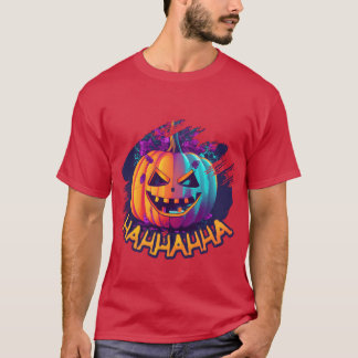 T-shirt Halloween Hahaha amis