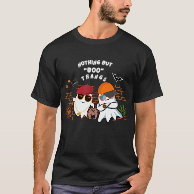 T-shirt Halloween Halloween Nouveautés mais boo thangs (Devant)