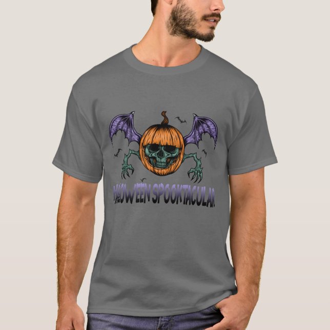 T-shirt Halloween Halloween Spooktacular (Devant)