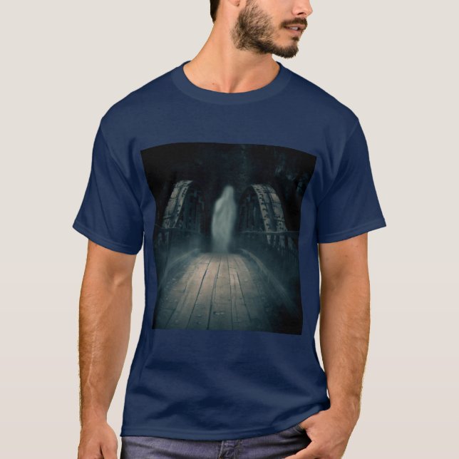 T-shirt Halloween - Haunted Bridge 4 (Devant)