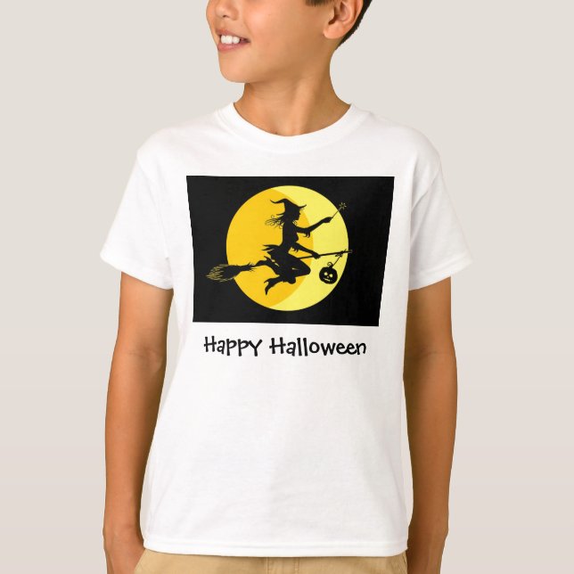 T-shirt Halloween heureux (Devant)