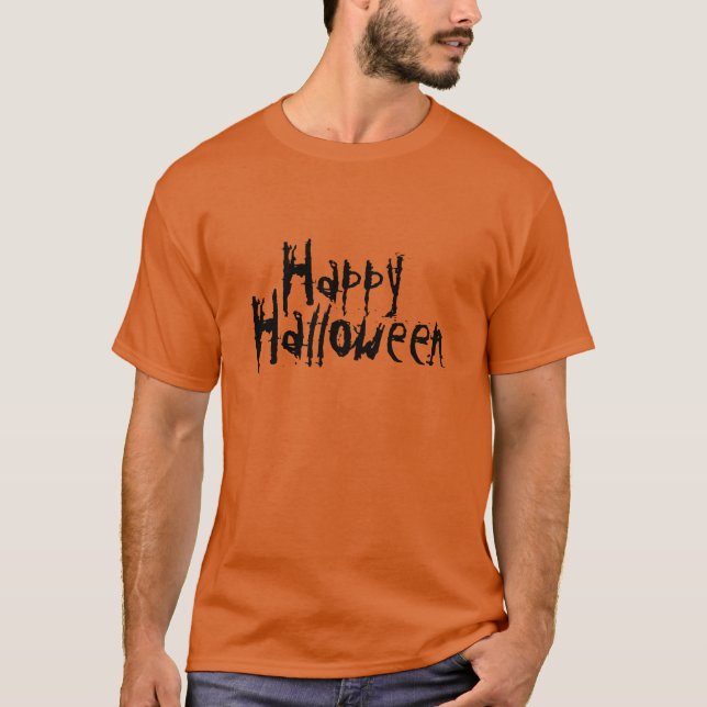T-shirt Halloween heureux (Devant)