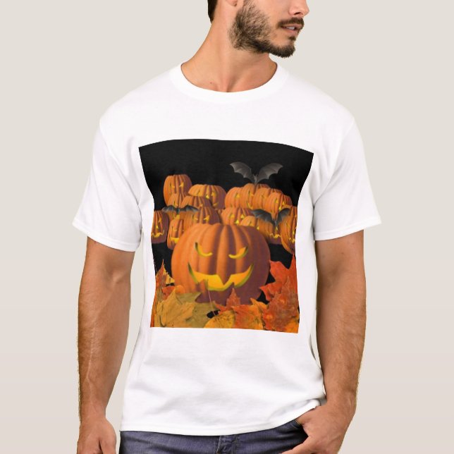 T-shirt Halloween heureux (Devant)