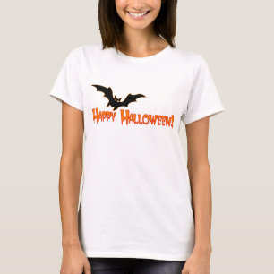 T-shirt Halloween heureux - dames éffrayantes t de