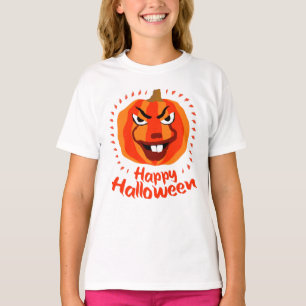 T-shirt 🎃 Halloween heureux - Drôle, Effrayant et Citroui