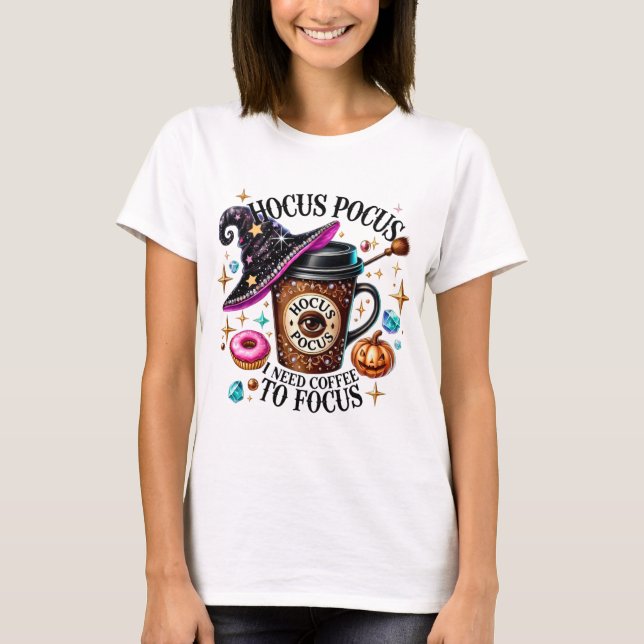 T-shirt Halloween Hocus Pocus (Devant)