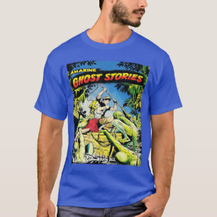 T-shirt Halloween Horreur Bande Dessinée Monstre Vintage R