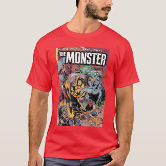 T-shirt Halloween Horreur Bande Dessinée Monstre Vintage R