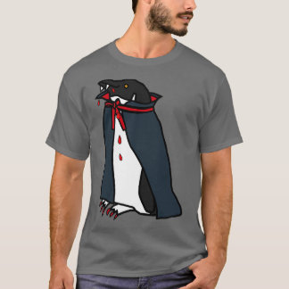 T-shirt Halloween Horreur Vampire Penguin