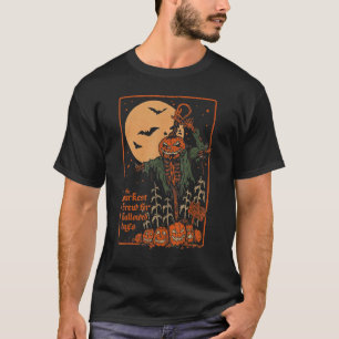 T-shirt Halloween Horreur vintage Poster Halloween le plus