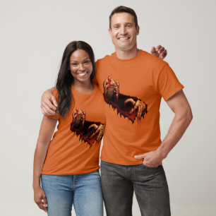 T-shirt Halloween Horreur Zombie Tee - shirt mort-