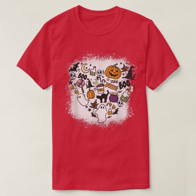 T-shirt Halloween Horror Costume Pumpkin Vampire Ghost Boy (Design devant)