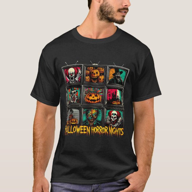 T-shirt Halloween Horror Nights Y Movie  (Devant)